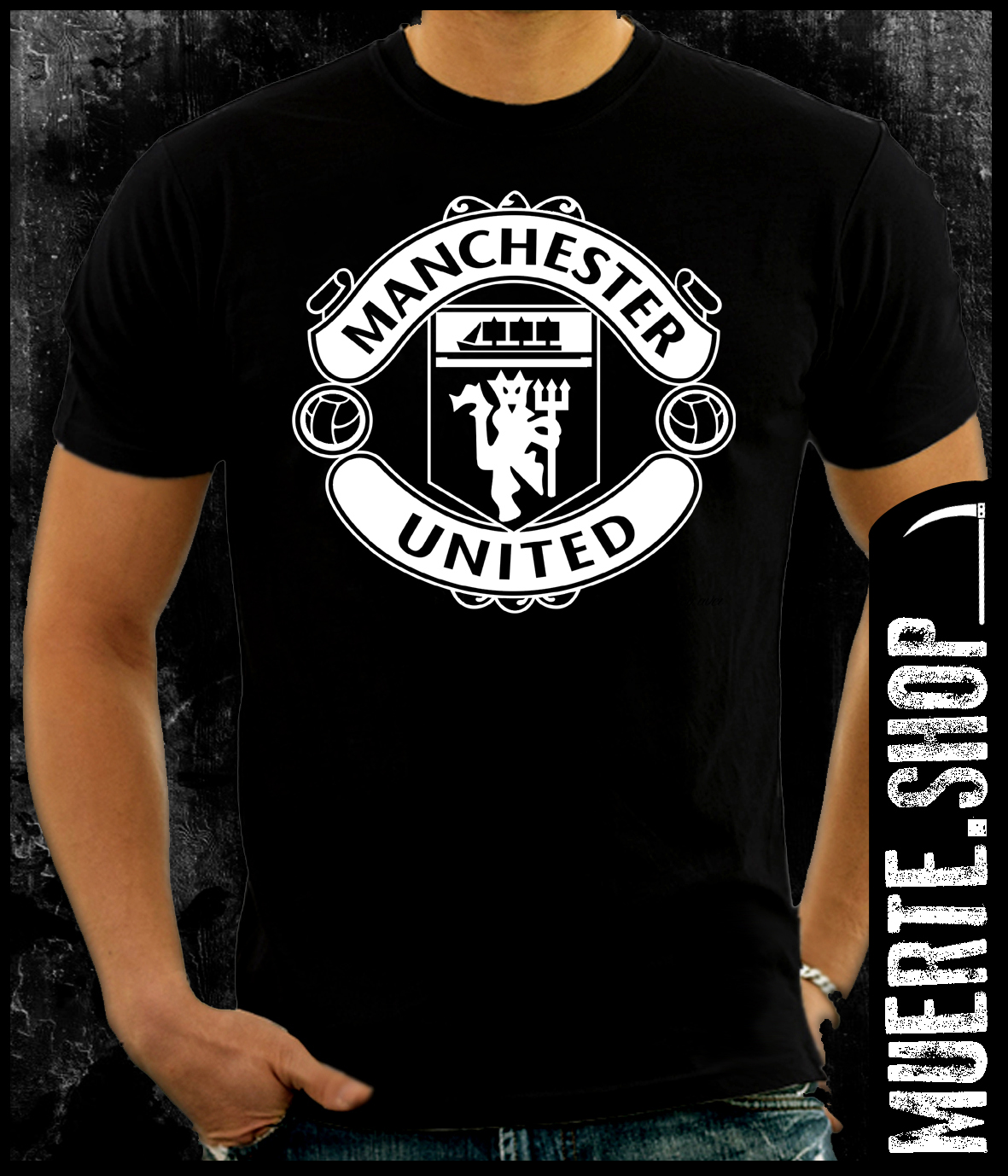 Черна тениска MANCHESTER UNITED Черна тениска MANCHESTER UNITED